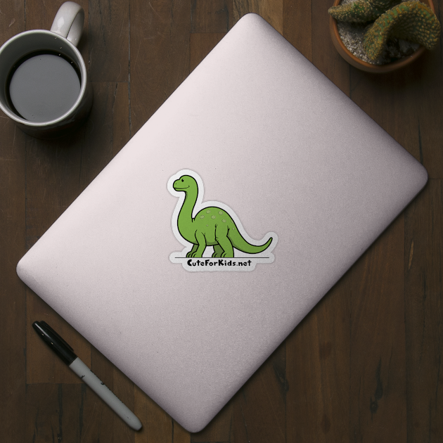 CuteForKids - Brontosaurus - Branded by VirtualSG